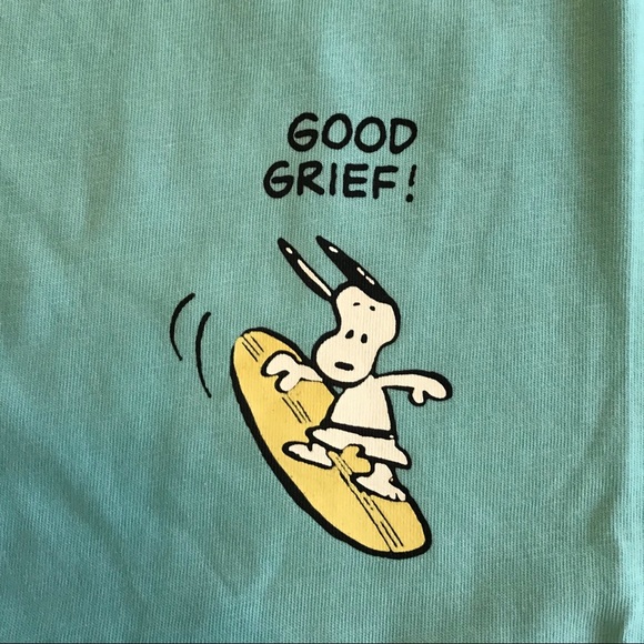 SNOOPY Good Grief 2-sided T-shirts XS,S,M,L,XL,XXL - Picture 6 of 8